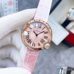 Clone Ballon Blanc de Cartier Watches 36mm Pink Dial Low Price